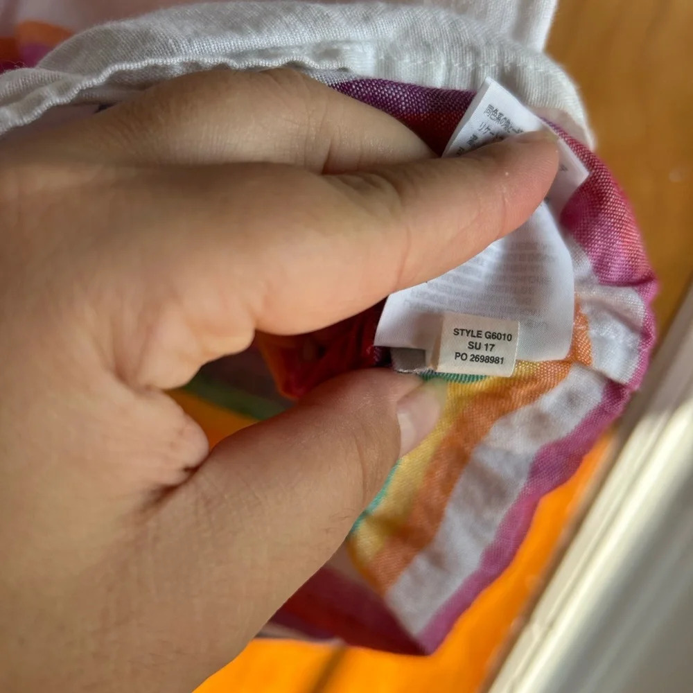 J CREW LINEN OFF SHOULDER DRESS - Picture 5 of 5